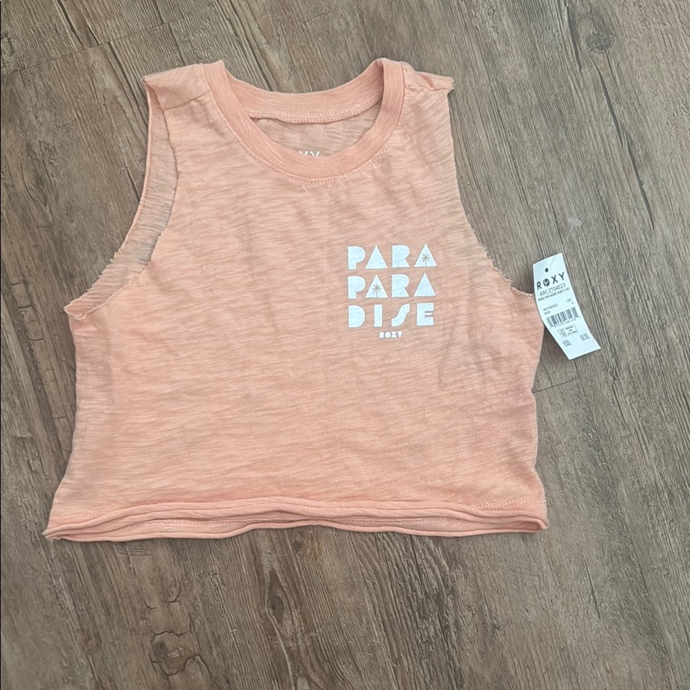 Roxy Coral Sleeveless Crop Top